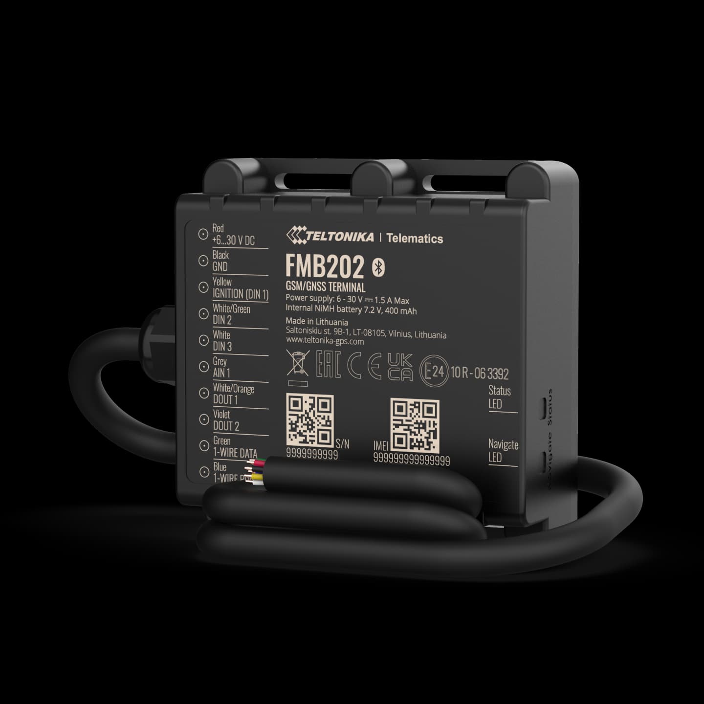 ردیاب خودرو تلتونیکا FMB202